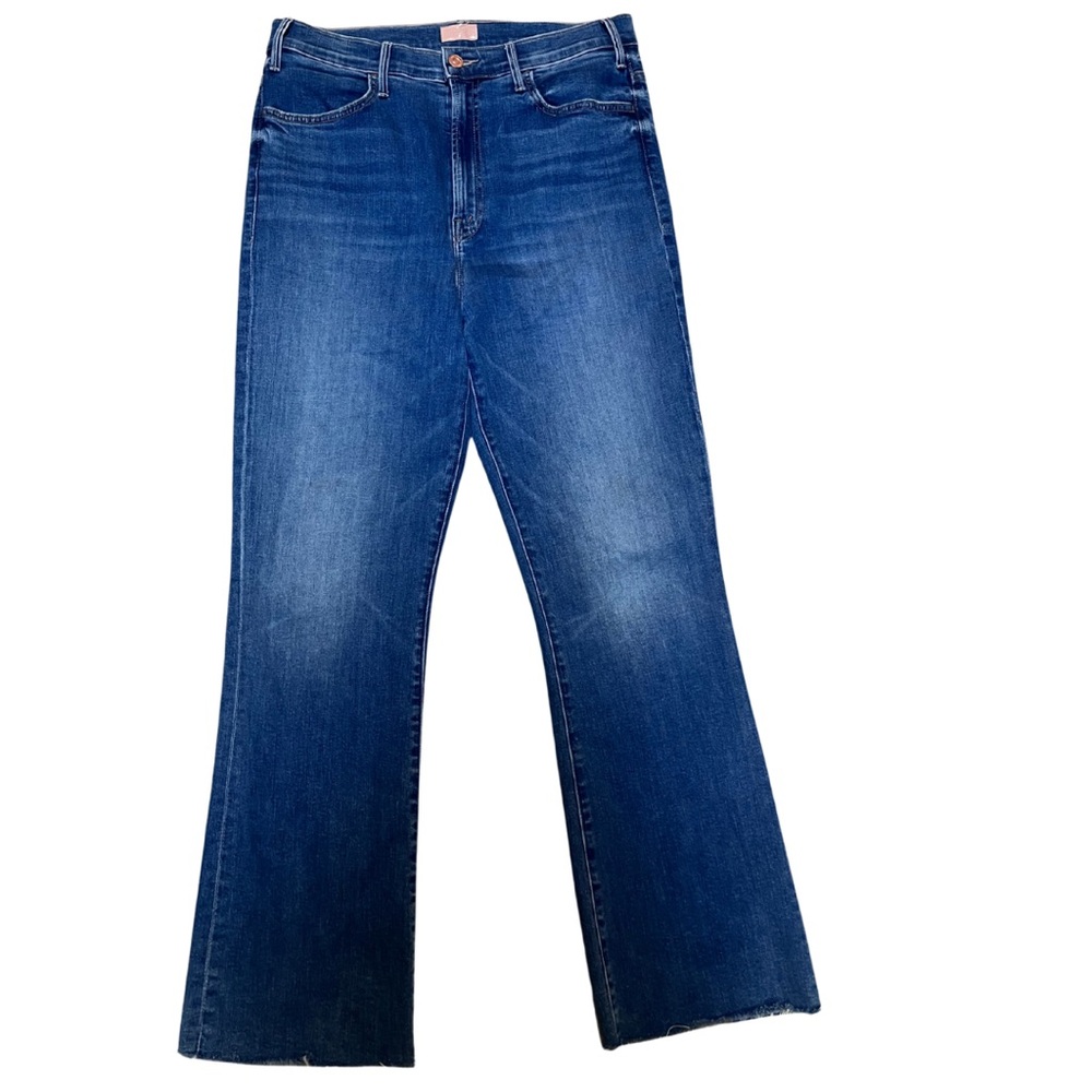 MOTHER Women's Flare Jeans in Dark Blue